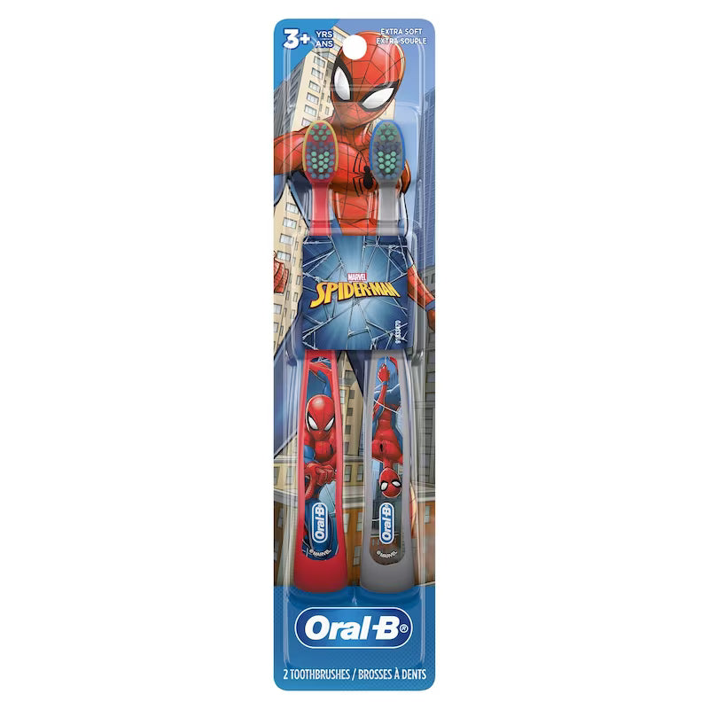 ORAL B TOOTHBRUSH SPIDER-MAN SOFT PK 2 pack of 6