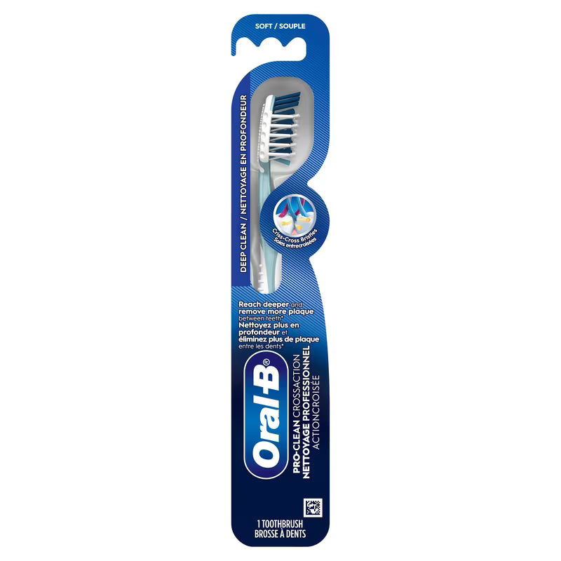 TOOTHBRUSH ORAL B CR/ACTION PRO-HEALTH #40 SOFT pack of 6