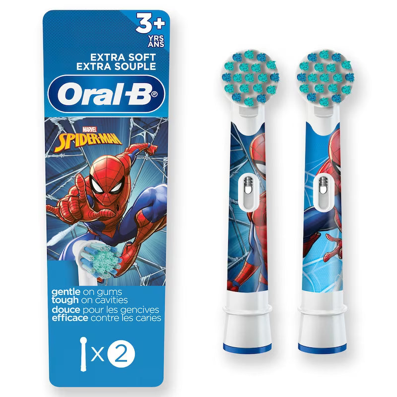 ORAL B BRUSH HEAD KIDS SPIDERMAN 2