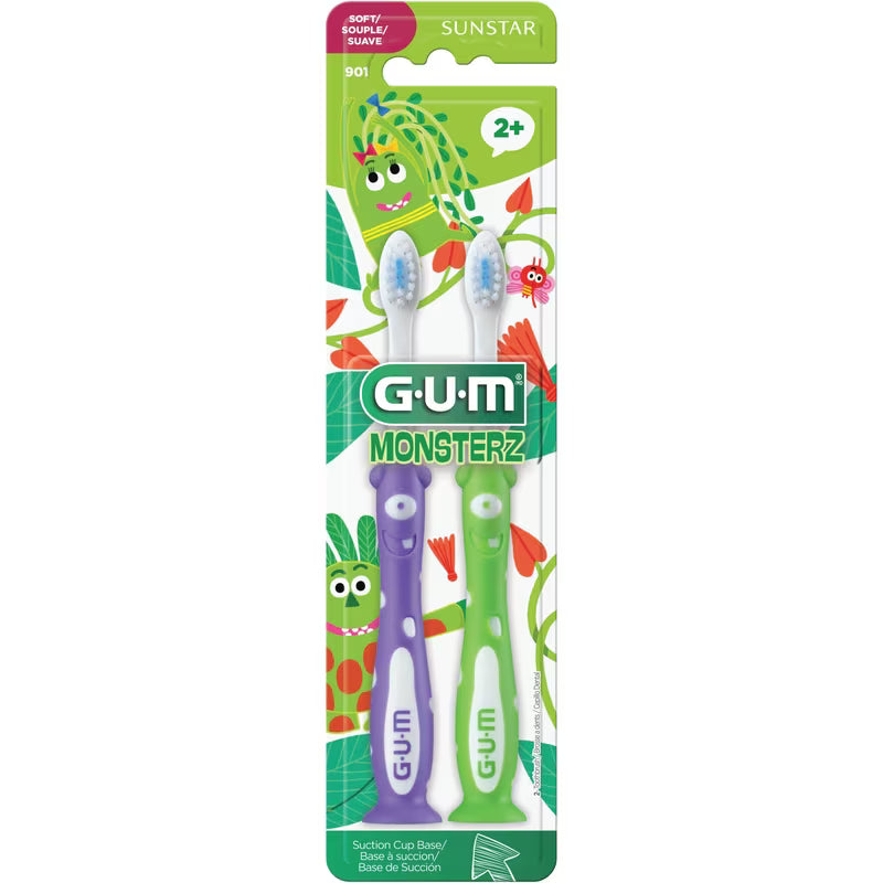 GUM TOOTHBRUSH MONSTER SOFT 2