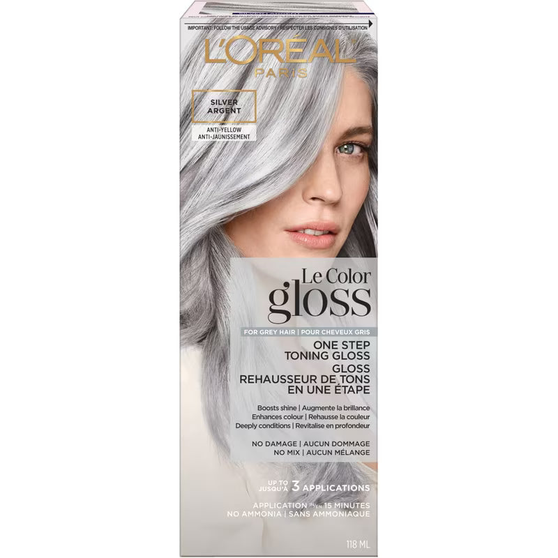 L'OREAL LE COLOR GLOSS SILVER 118ML