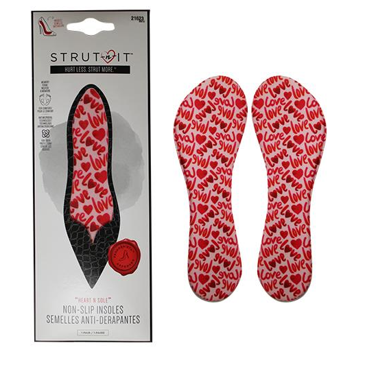STRUTNIT HEART&NSOLE INSOLES SKATE REDSHEWROTE 1P