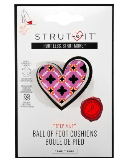 STRUTNIT BALL OF FOOT CUSHION BOLD POLKA