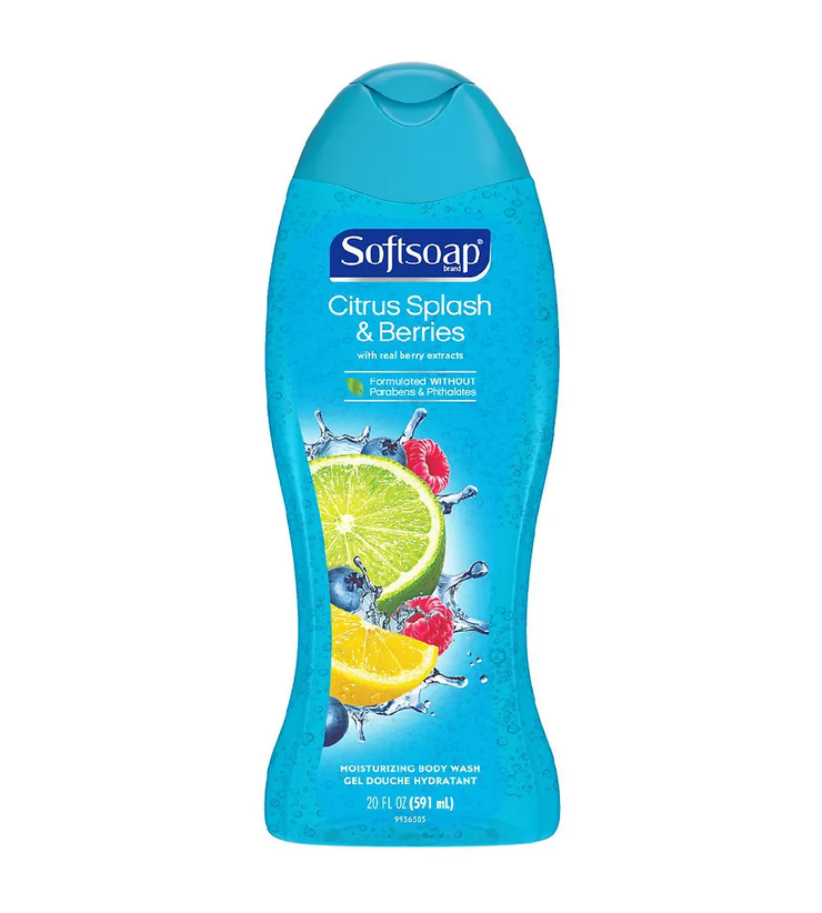 SOFTSOAP BODY WASH CITRUS SPLASH & BERRIES 591ML