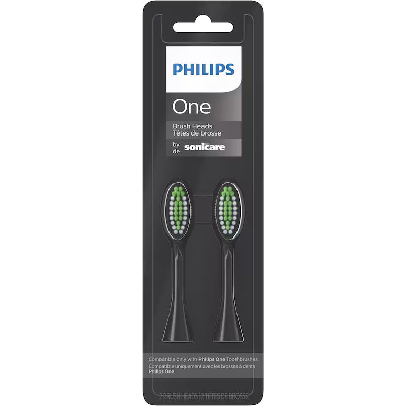 PHILIPS ONE BRUSH HEADS BLACK 2