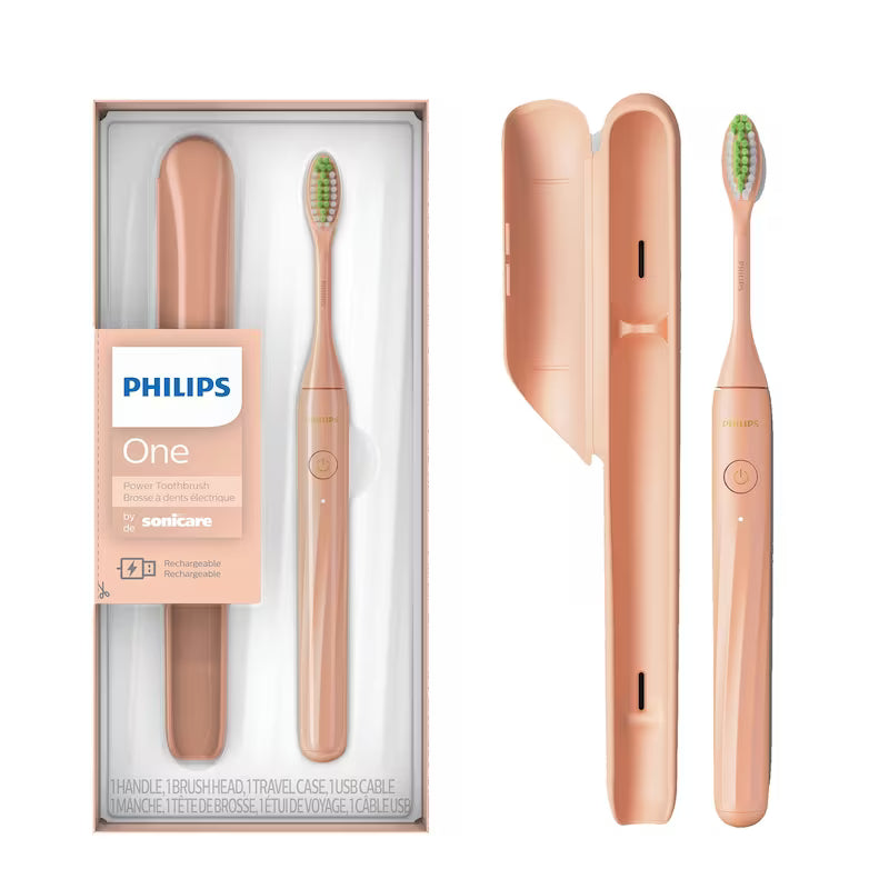 PHILIPS ONE TOOTHBRUSH RECHARGABLE CHAMPAGNE