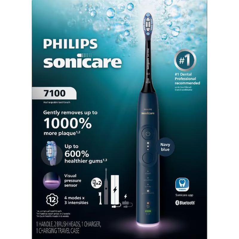 PHILIPS SONICARE TOOTHBRUSH POWER 7100 NAVY 1