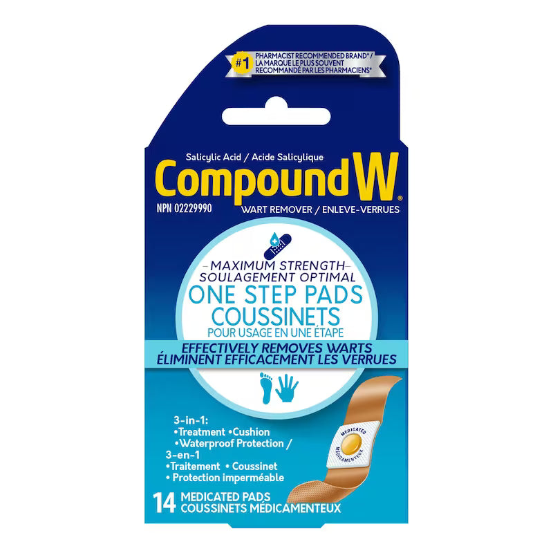 COMPOUND W ONE STEP PADS 14 PAD