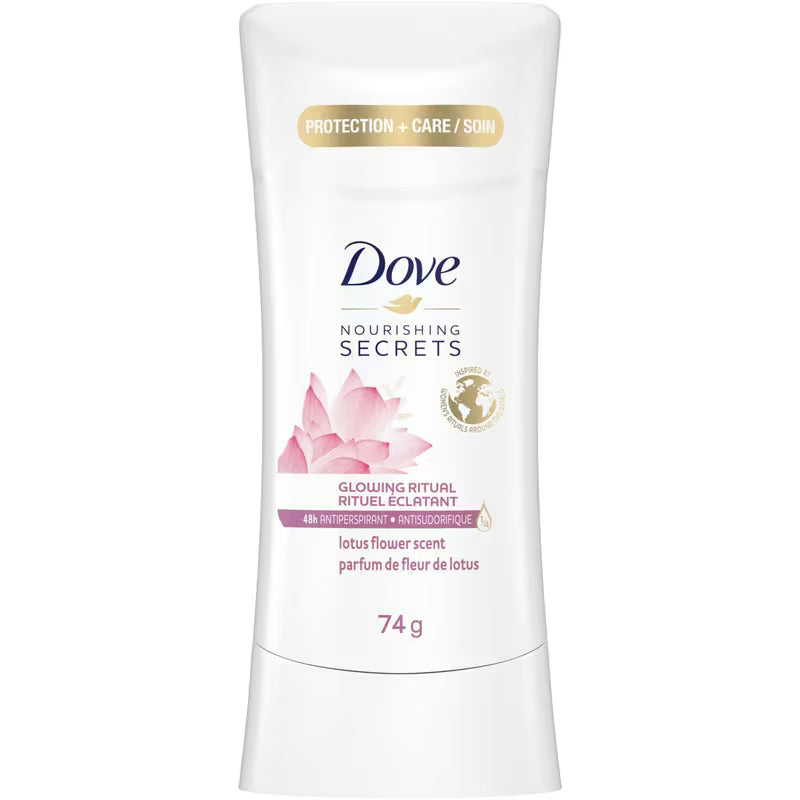 DOVE ANTIPERSPIRANT INVISIBLE LOTUS FLOWER 74G