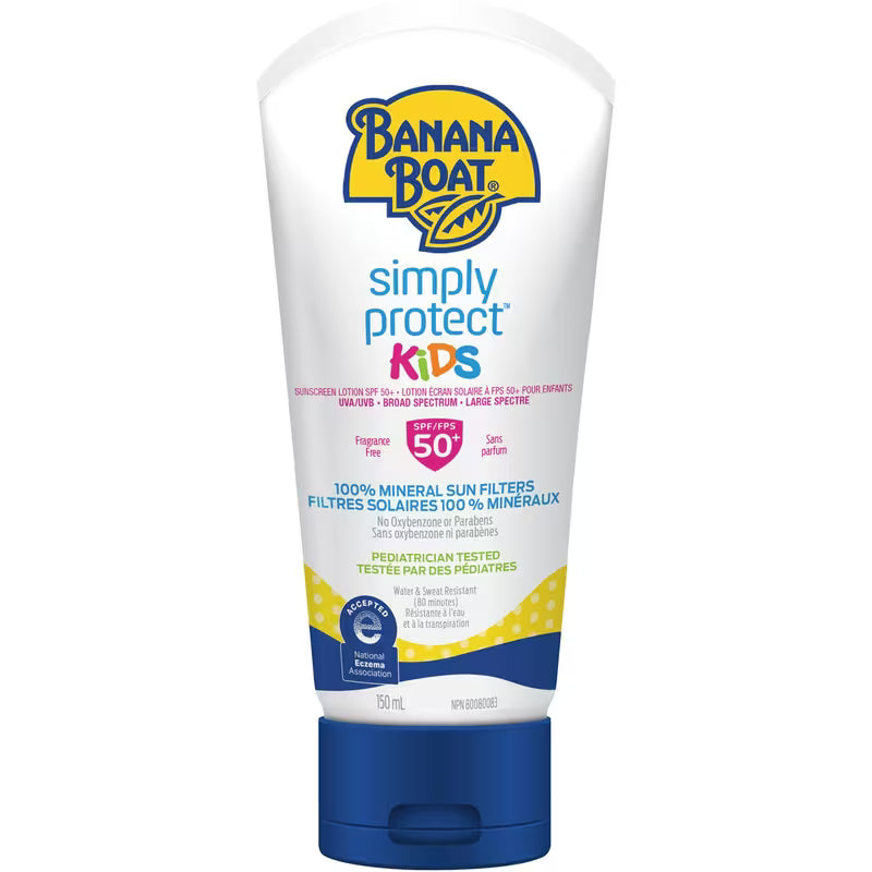 BANANA BOAT SP LOT MINERAL KIDS SPF50+150ML