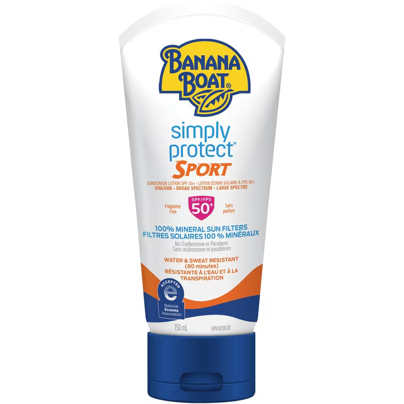 BANANA BOAT SP SPROT LOT MINERAL SPF50+ 150ML LOTION