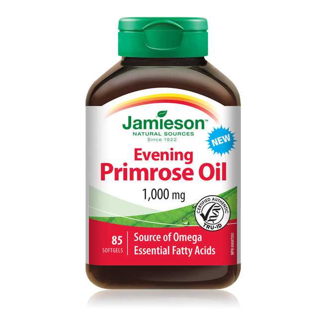 Jamieson JMS Evening Primrose Oil 1,000mg 85 Softgels 85Softgels