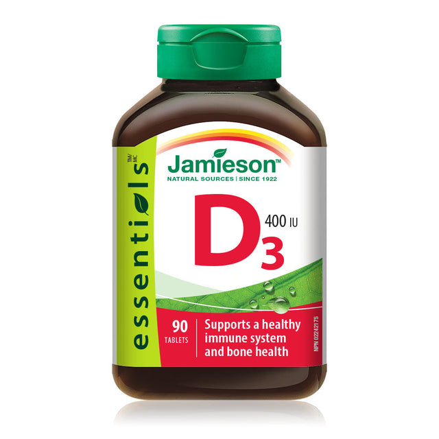 Jamieson JMS Vitamin D 400IU 90's 90Tablets