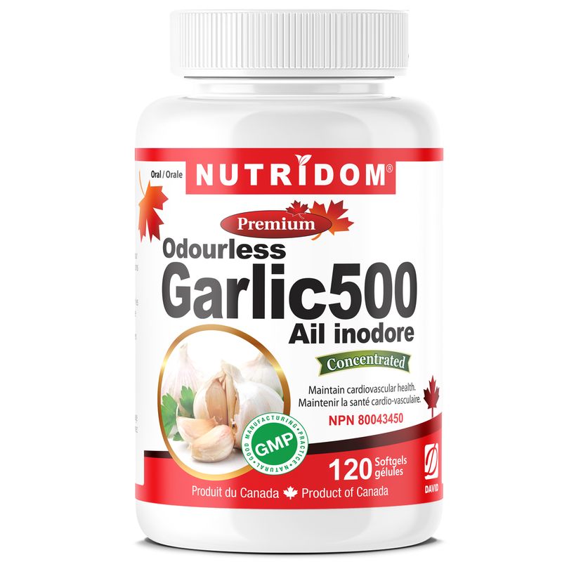 NUTRIDOM® Garlic 500 120 Softgels