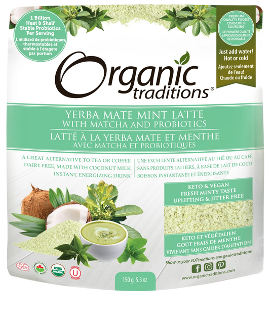 Advantage health    Latte -Yerba Mate Mint   150g