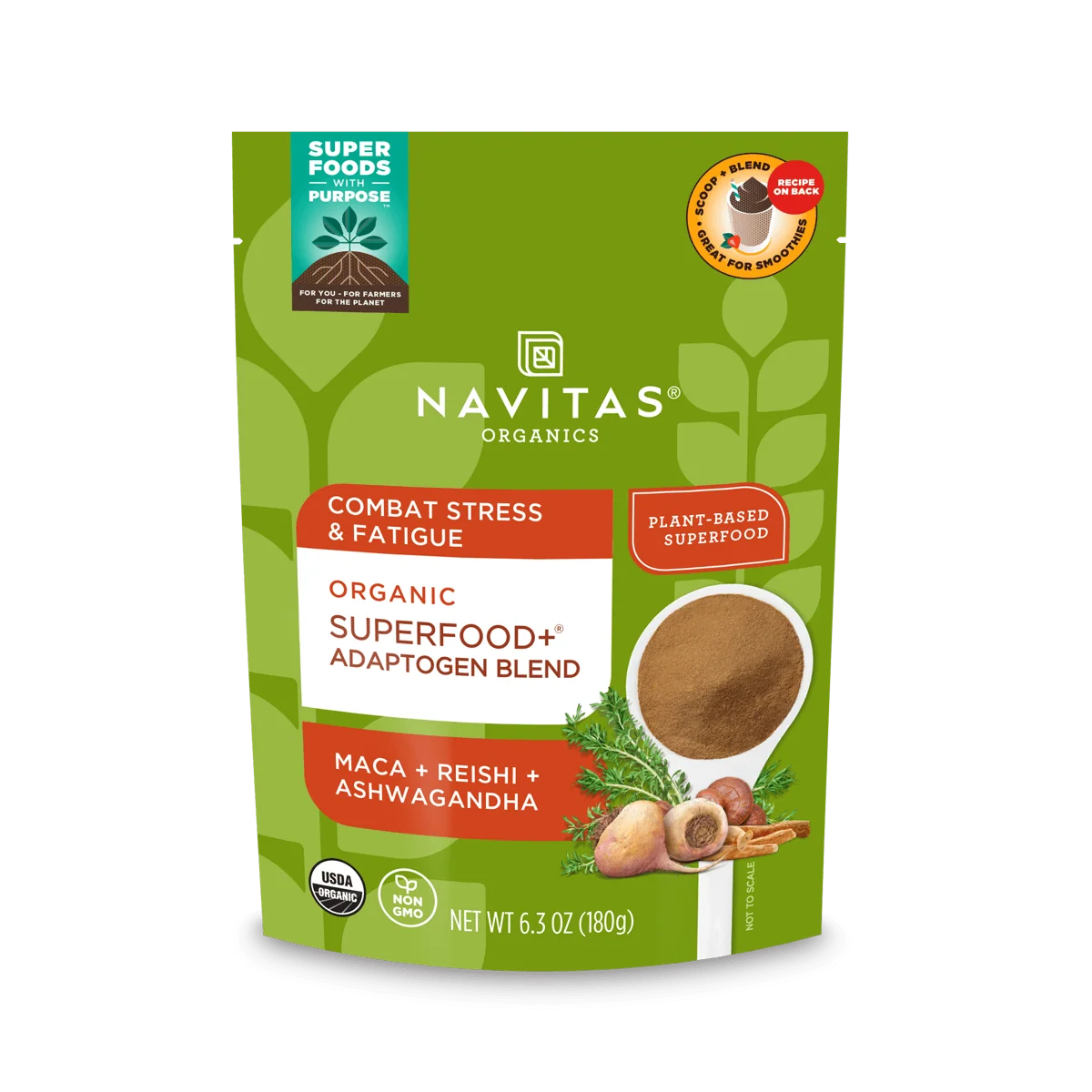 Navitas Organics - Superfood + Adaptogen Blend - 179g