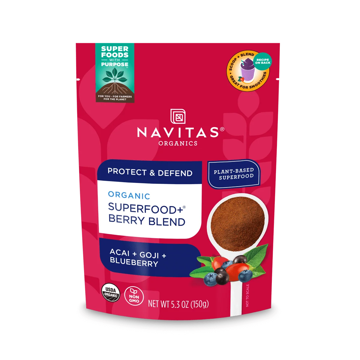 Navitas Organics - Superfood + Berry Blend - 150g