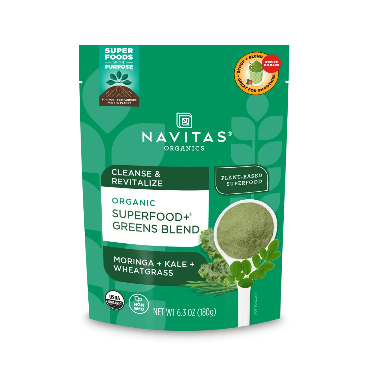Navitas Organics - Superfood+ Greens Blend - 179g