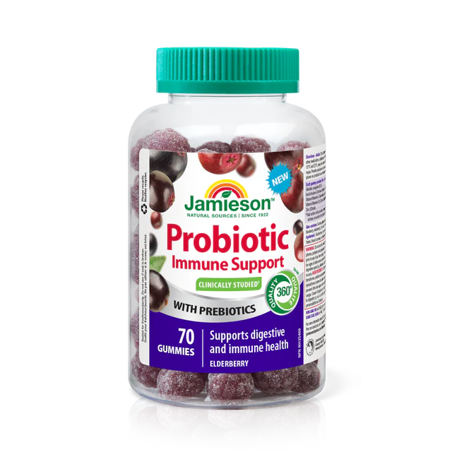 Jamieson JMS Probiotic + Immunity Gummy NEW 2025 70Gummies