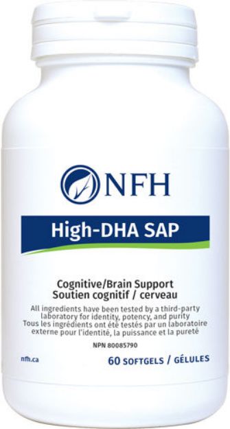 High‑DHA SAP (600 mg DHA, 120 mg EPA/softgel) 60 softgels -