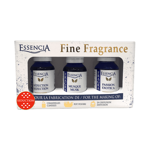 ESSENCIA Seduction Giftset Trio Fragrances 3 × 15 mL