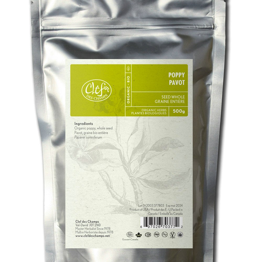 POPPY seed organic 500 GR