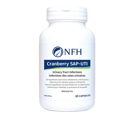 NFH Cranberry SAP-UTI (600 mg cranberry/capsule) 60 capsules