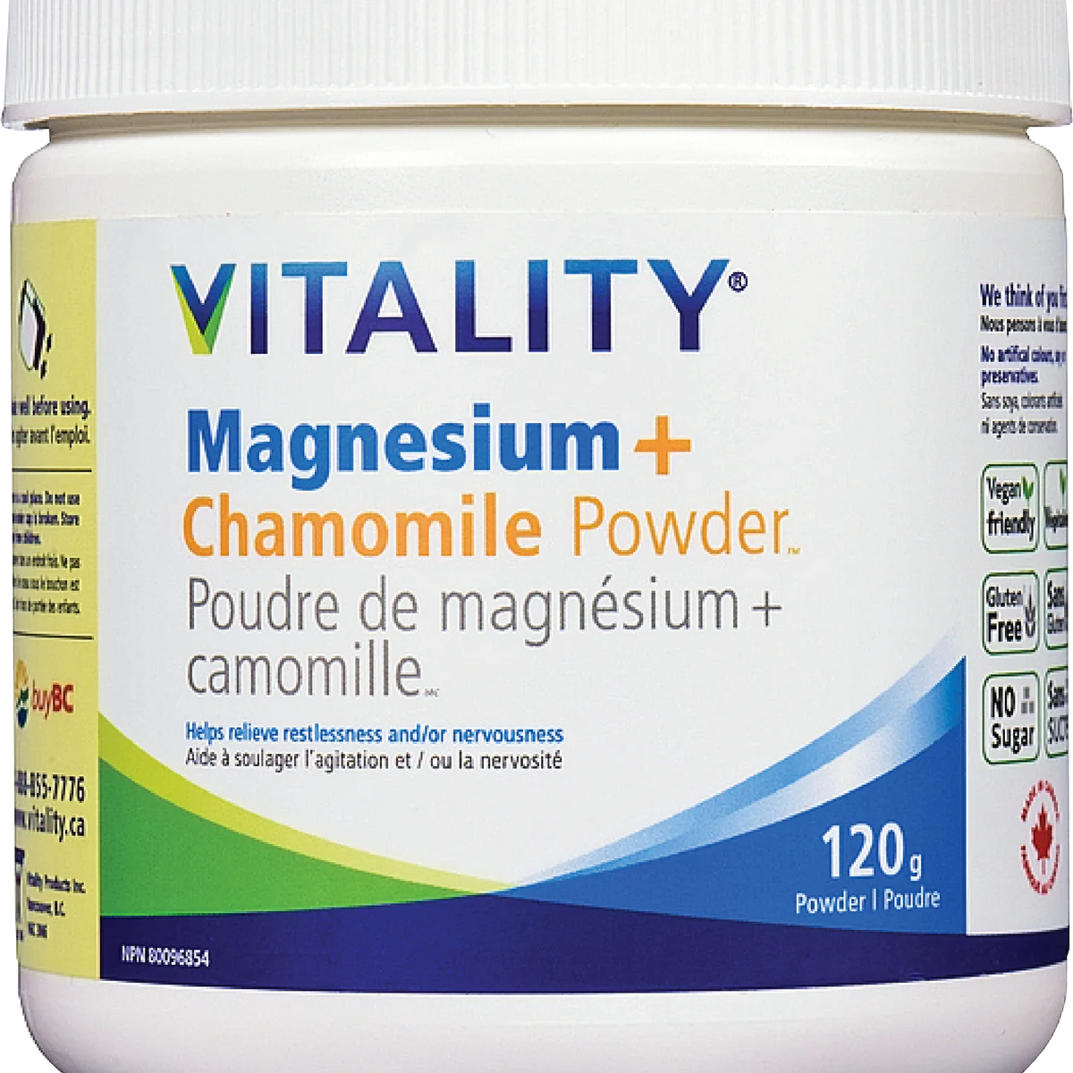 Vitality Products Inc. Magnesium+Chamomile 120g