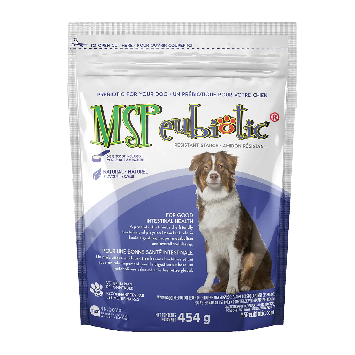 MSPrebiotic - MSPeubiotic Prebiotic For Dogs, 454g Short-Dated
