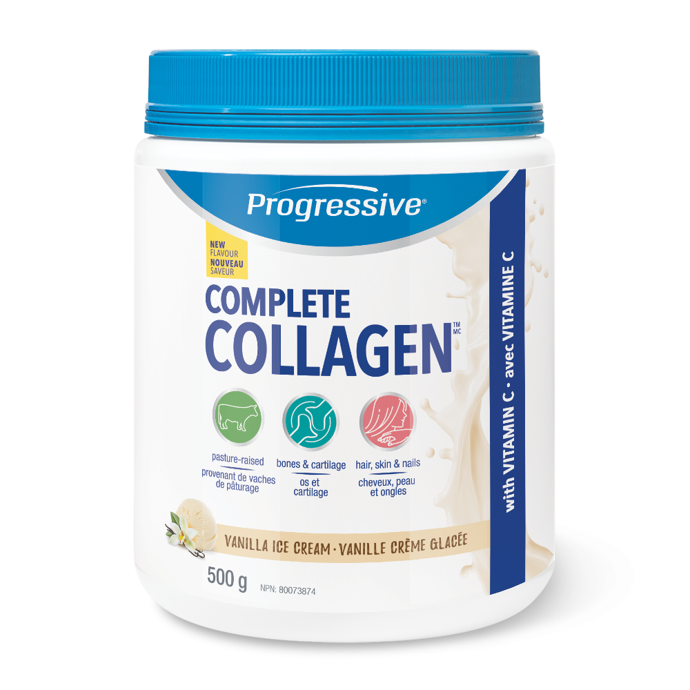 Progressive - Collagen - Complete Collagen - Vanilla Ice Cream - 500g Powder