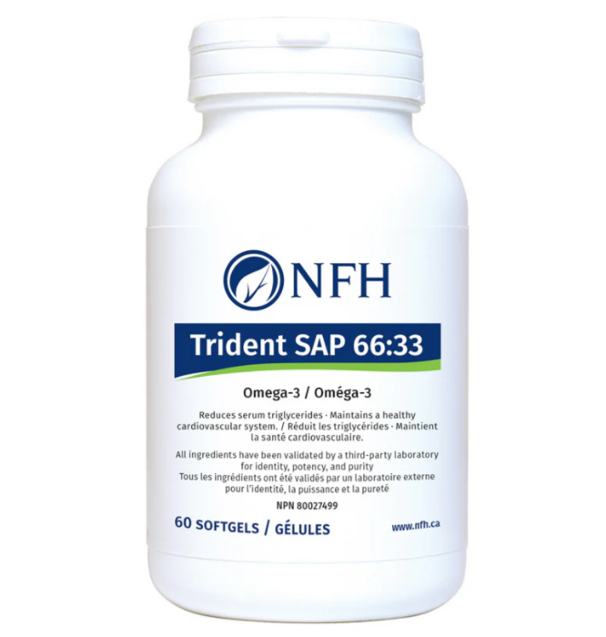 NFH Trident SAP 66:33 (660 mg EPA, 330 mg DHA/softgel) 60 softgels