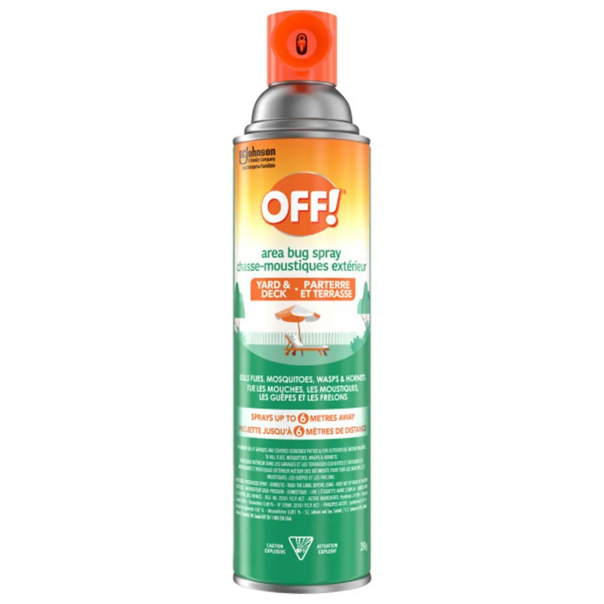 OFF YARD & DECK BUG SPRAY 350 G AEROSOL pack of 12