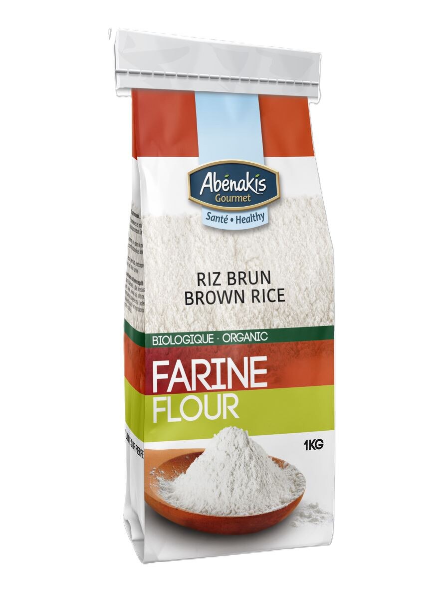 Abernaki Mill - NEW BRAND! Organic Brown Rice Flour 1 kg