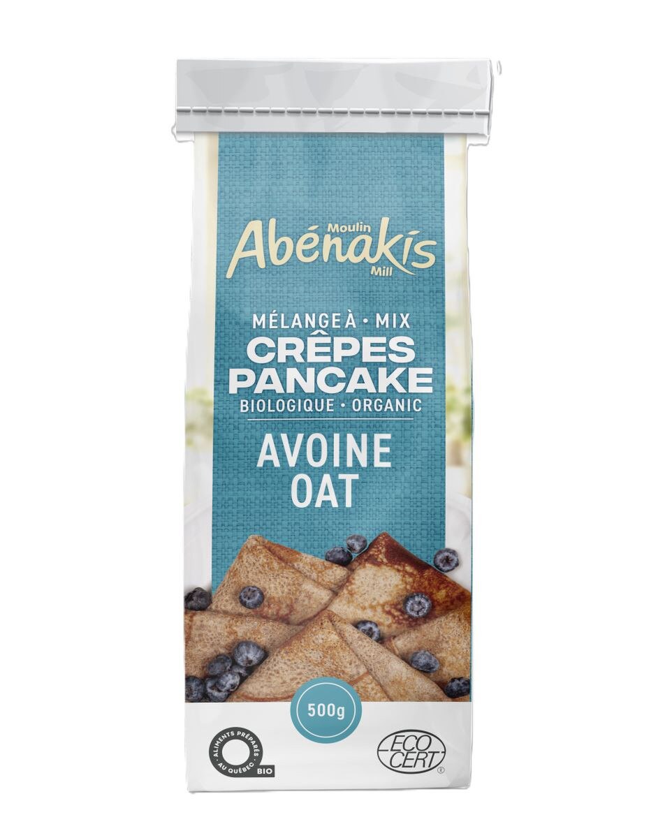 Abernaki Mill - NEW BRAND! Organic Pancake Oat Flour Mix 500 g