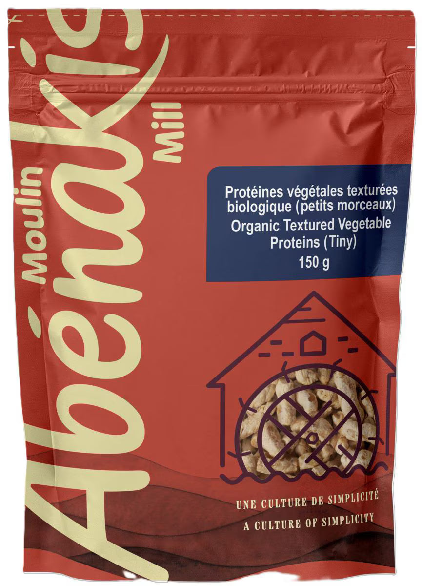 Abernaki Mill - NEW BRAND! Flakes Textured Vege. Protein 150 g