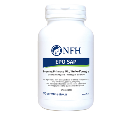 NFH EPO SAP (1000 mg certified organic evening primrose oil/softgel) 90 softgels
