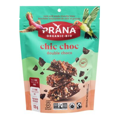 Prana   Crunchy Bites   Chic Choc Double Choc Crunchy Bites125G