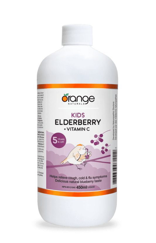 Orange Naturals      Kids Elderberry + Vitamin C - Liquid      450 mL