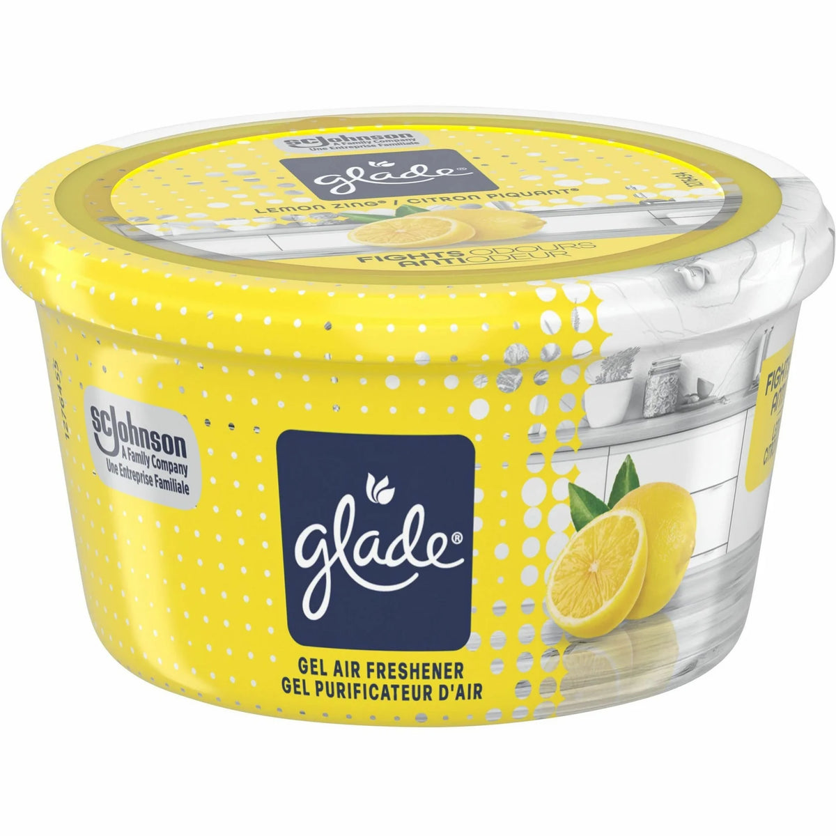 GLADE AIR FRESHENER GEL LEMON ZING 70G