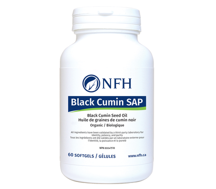 Nutritional Fundamentals for Health Black Cumin SAP (500 mg organic black cumin seed oil/softgel) 60 softgels