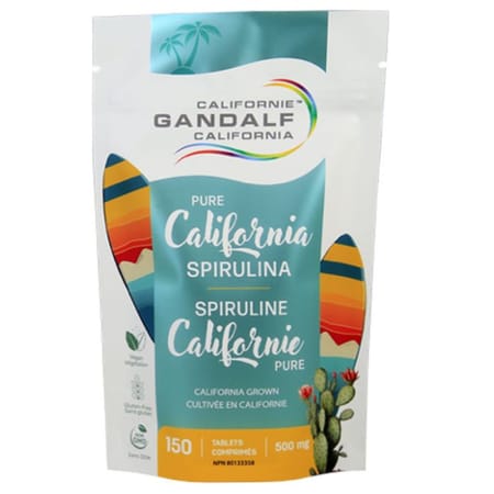 GANDALF California Spirulina 500mg, 150tabs
