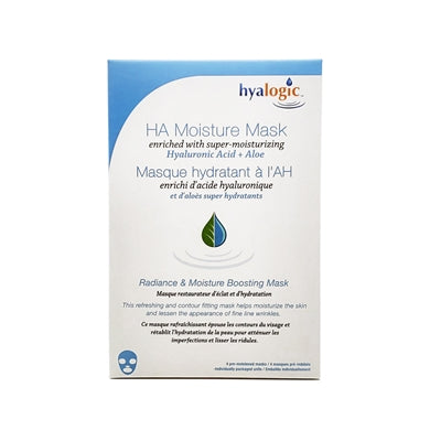 HYALOGIC *   Moisture Mask, 4 Pack