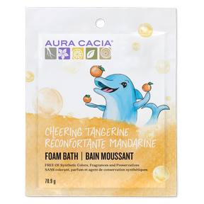 Aura Cacia-Kids Cheering Foam Bath Swt Org&Tan 71g