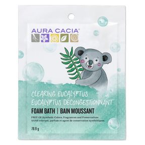 Aura Cacia-Kids Clearing Foam Bath -Eucalyptus 71g