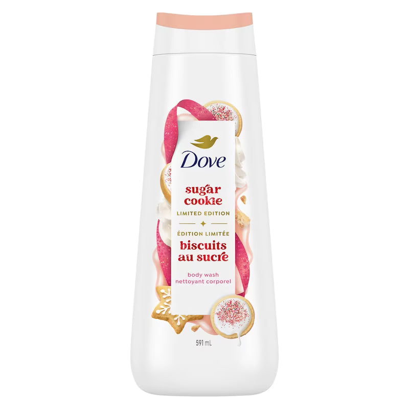 DOVE BODY WASH SUGAR COOKIE 591ML pack of 4