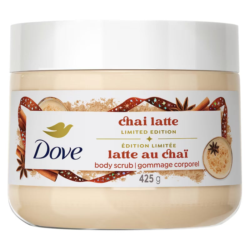 DOVE BODY SCRUB CHAI LATTE 425G pack of 12