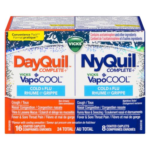 DAYQUIL/NYQUIL VAPOCOOL COMPLETE COMBO CPLT 24 CAPLET