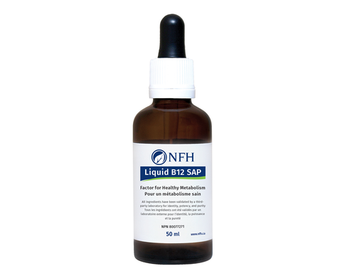 Nutritional Fundamentals for Health Liquid B12 SAP (1 mg vitamin B12/six drops) 50 ml
