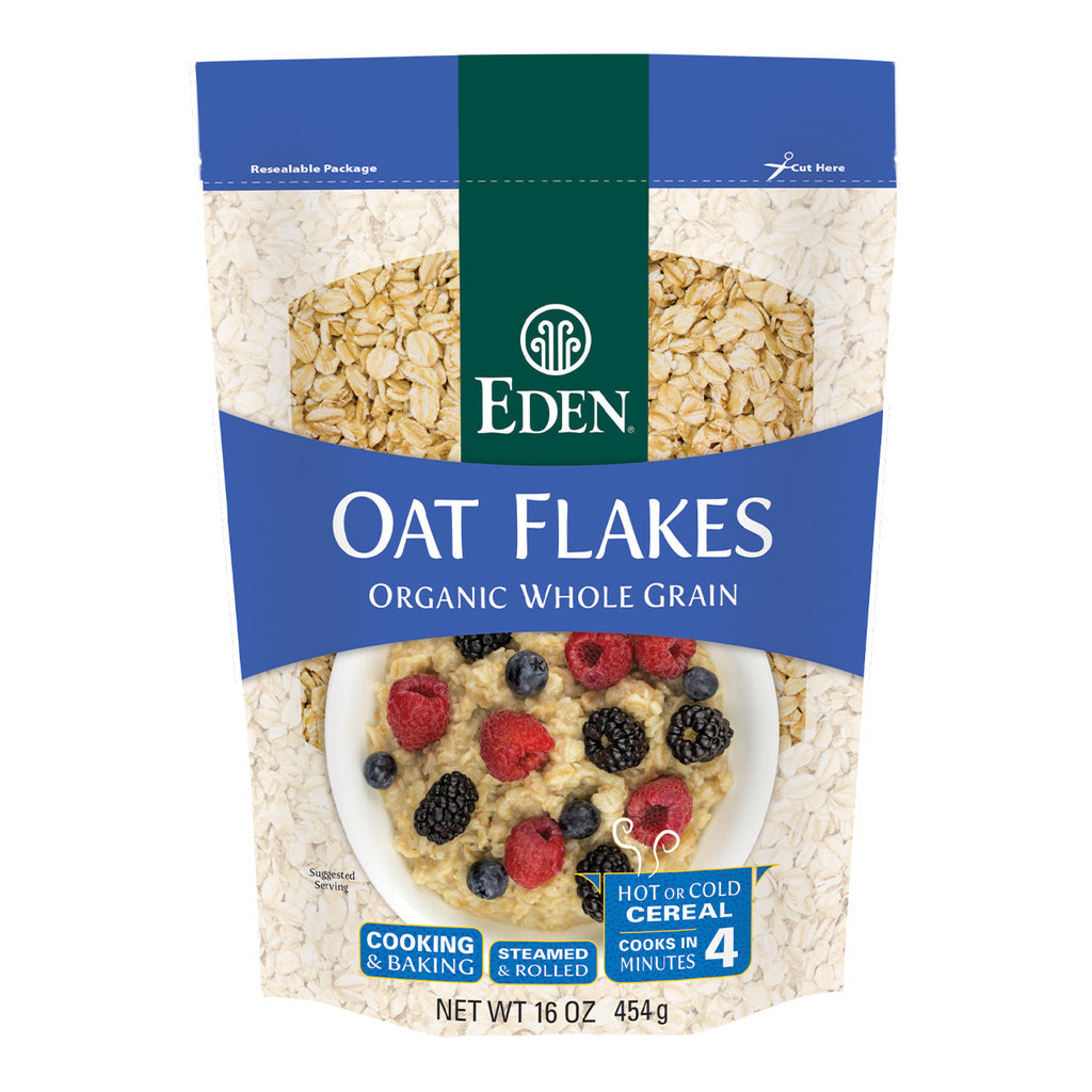 EDEN FOODS Org Oat Flakes 454g