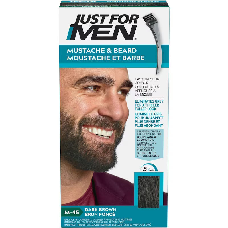 JUST FOR MEN MUSTACHE GEL DARK BROWN #45 GEL